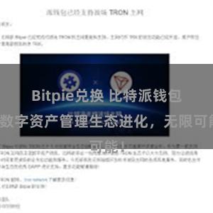 Bitpie兑换 比特派钱包：数字资产管理生态进化，无限可能！