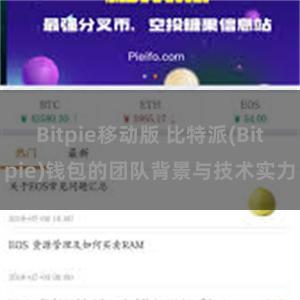 Bitpie移动版 比特派(Bitpie)钱包的团队背景与技术实力