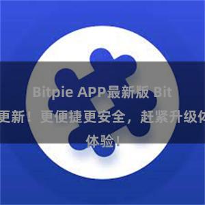 Bitpie APP最新版 Bitpie更新！更便捷更安全，赶紧升级体验！