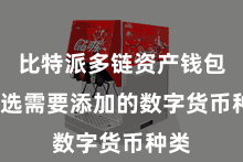 比特派多链资产钱包  遴选需要添加的数字货币种类