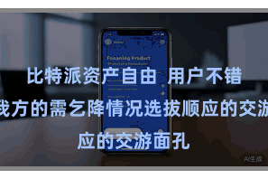 比特派资产自由  用户不错笔据我方的需乞降情况选拔顺应的交游面孔