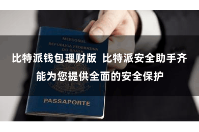 比特派钱包理财版  比特派安全助手齐能为您提供全面的安全保护